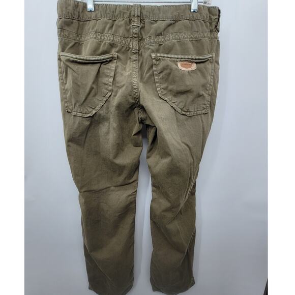 Stitch's Khaki Twill Mens 5 Pocket Button Fly Jeans Pants - Picture 3 of 16